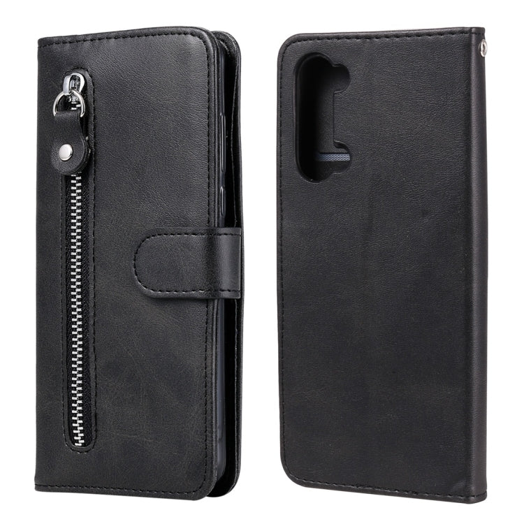 For OPPO Reno3 5G/ Find X2 Lite Fashion Calf Texture Zipper Horizontal Flip Leather Case with Holder & Card Slots & Wallet Function