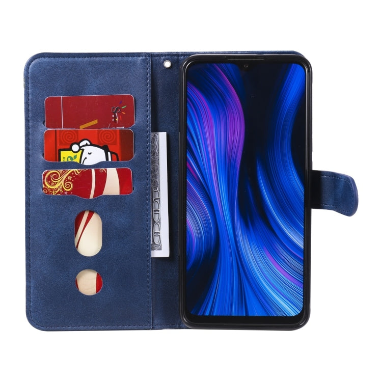 For Xiaomi Redmi 9 Fashion Calf Texture Zipper Horizontal Flip Leather Case with Holder & Card Slots & Wallet Function