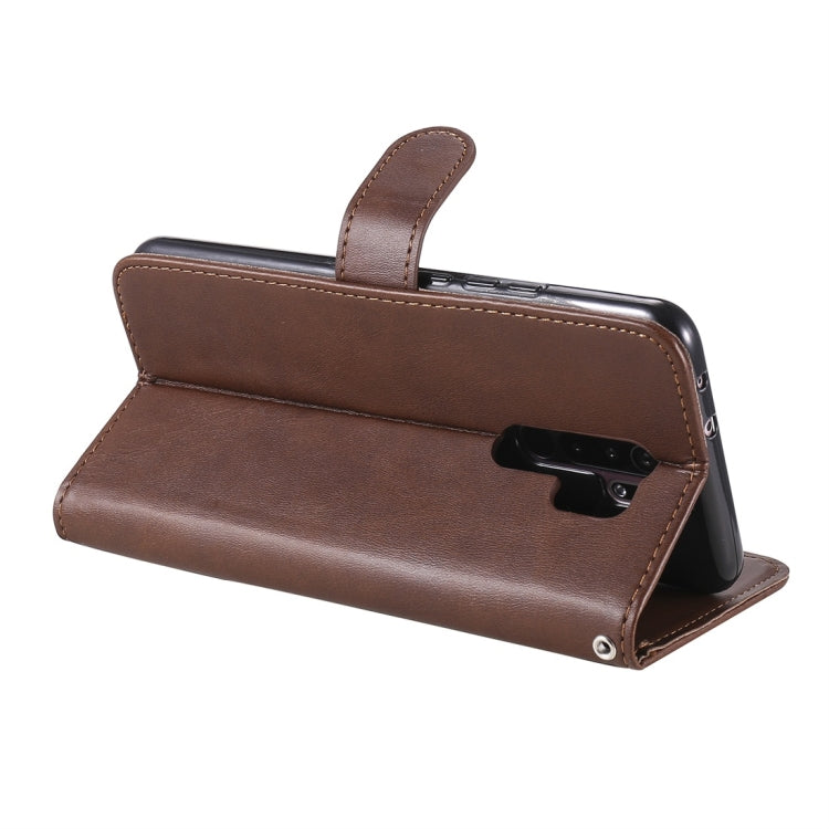 For Xiaomi Redmi 9 Fashion Calf Texture Zipper Horizontal Flip Leather Case with Holder & Card Slots & Wallet Function