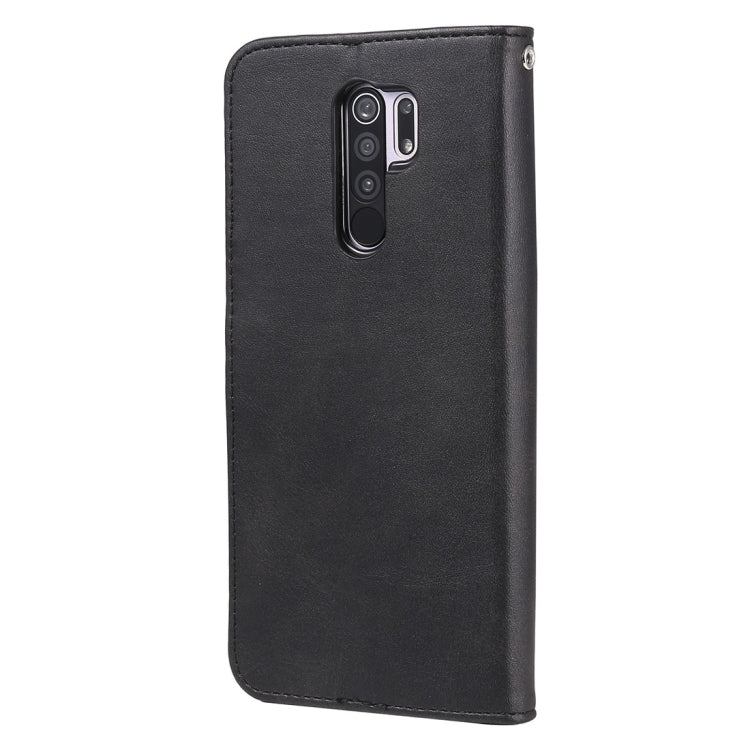 For Xiaomi Redmi 9 Fashion Calf Texture Zipper Horizontal Flip Leather Case with Holder & Card Slots & Wallet Function