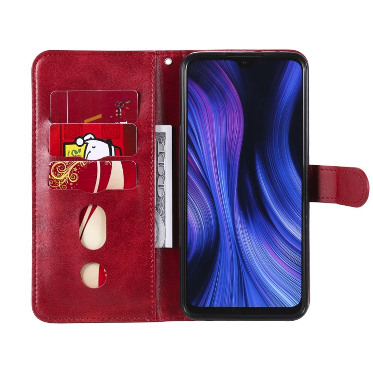 For Xiaomi Redmi 9 Fashion Calf Texture Zipper Horizontal Flip Leather Case with Holder & Card Slots & Wallet Function