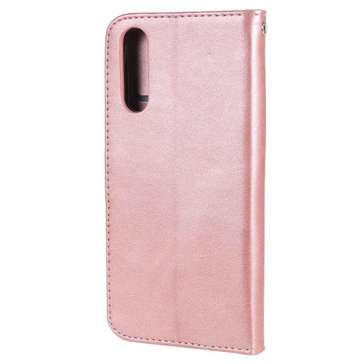 For Sony Xperia 10 II Fashion Calf Texture Zipper Horizontal Flip Leather Case with Holder & Card Slots & Wallet Function
