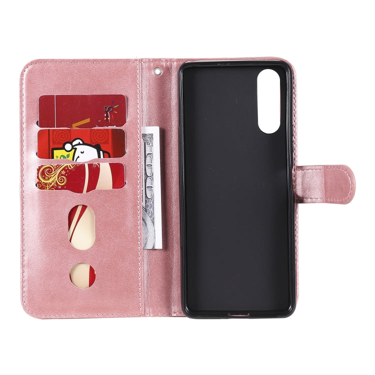 For Sony Xperia 10 II Fashion Calf Texture Zipper Horizontal Flip Leather Case with Holder & Card Slots & Wallet Function
