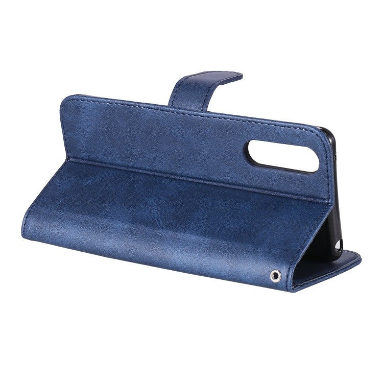 For Sony Xperia 10 II Fashion Calf Texture Zipper Horizontal Flip Leather Case with Holder & Card Slots & Wallet Function