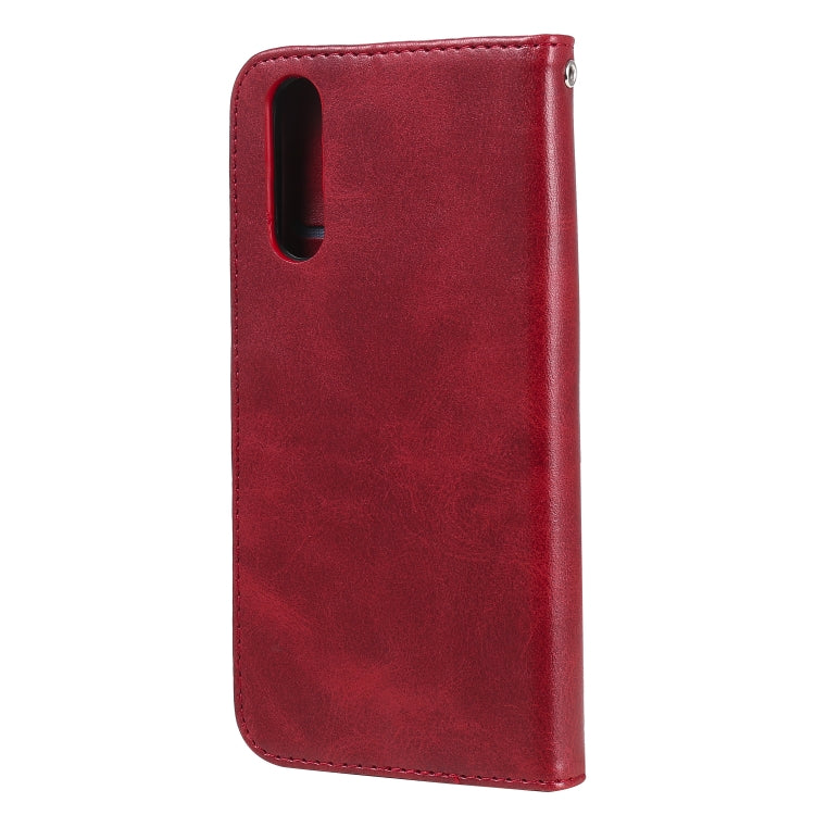 For Sony Xperia 10 II Fashion Calf Texture Zipper Horizontal Flip Leather Case with Holder & Card Slots & Wallet Function