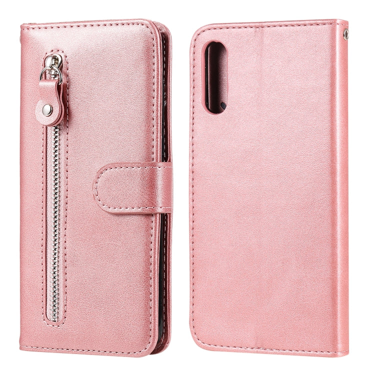 For Sony Xperia L4 Fashion Calf Texture Zipper Horizontal Flip Leather Case with Holder & Card Slots & Wallet Function