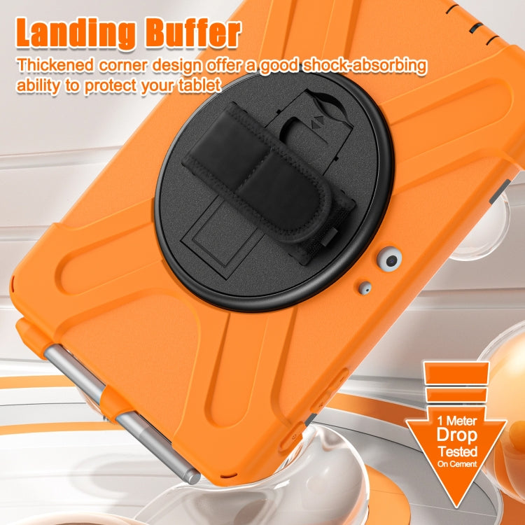 For Microsoft Surface Go 2 Shockproof Colorful Silicone + PC Protective Case with Holder & Shoulder Strap & Hand Strap & Pen Slot