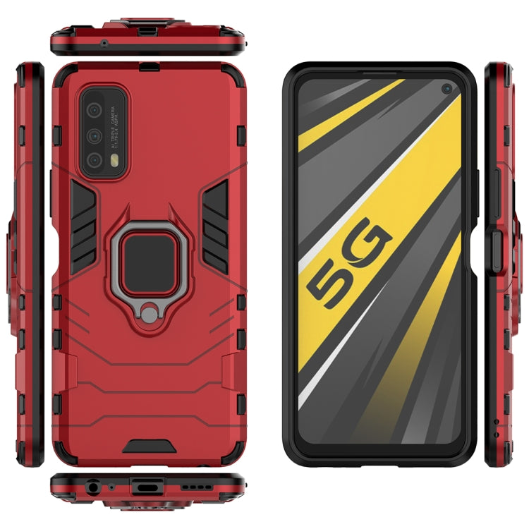 For Vivo iQOO Z1x Shockproof PC + TPU Protective Case with Magnetic Ring Holder