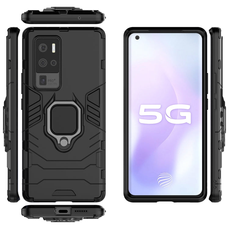 For Vivo X50 Pro+ Shockproof PC + TPU Protective Case with Magnetic Ring Holder