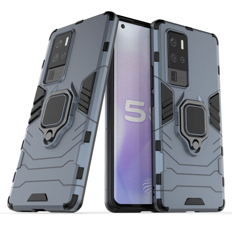 For Vivo X50 Pro+ Shockproof PC + TPU Protective Case with Magnetic Ring Holder