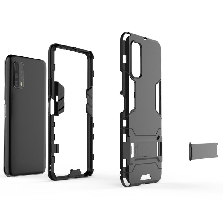 For Vivo iQOO Z1x PC + TPU Shockproof Protective Case with Invisible Holder