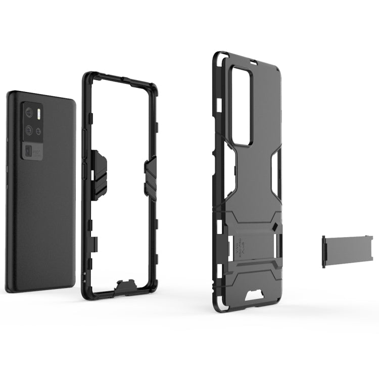 For Vivo X50 Pro+ PC + TPU Shockproof Protective Case with Invisible Holder