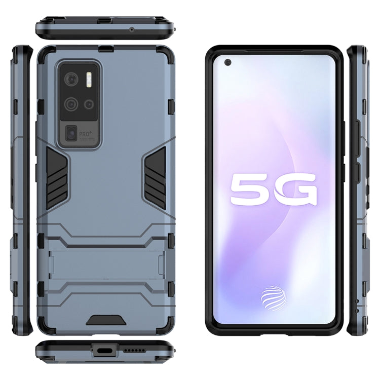 For Vivo X50 Pro+ PC + TPU Shockproof Protective Case with Invisible Holder