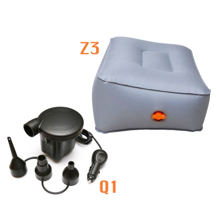 Z3Q1 Cloth Step Stool + Car Pump Universal Car Travel Inflatable Stool