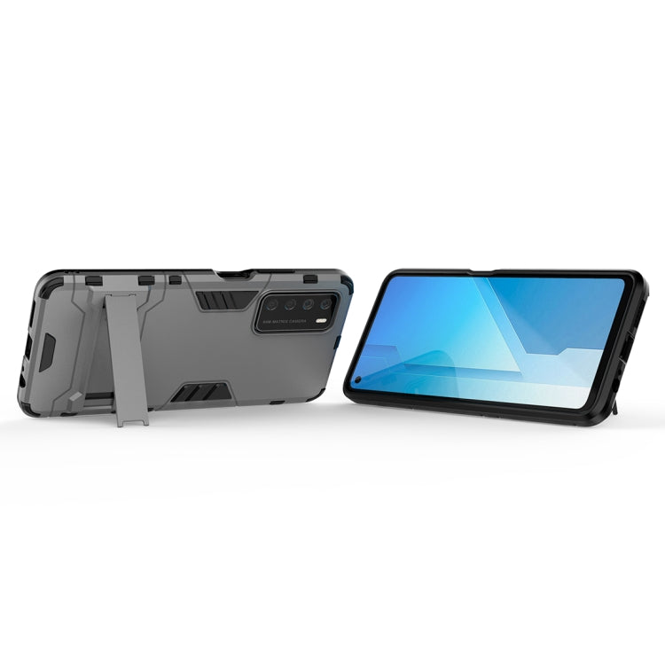 For Huawei Honor Play 4 PC + TPU Shockproof Protective Case with Invisible Holder