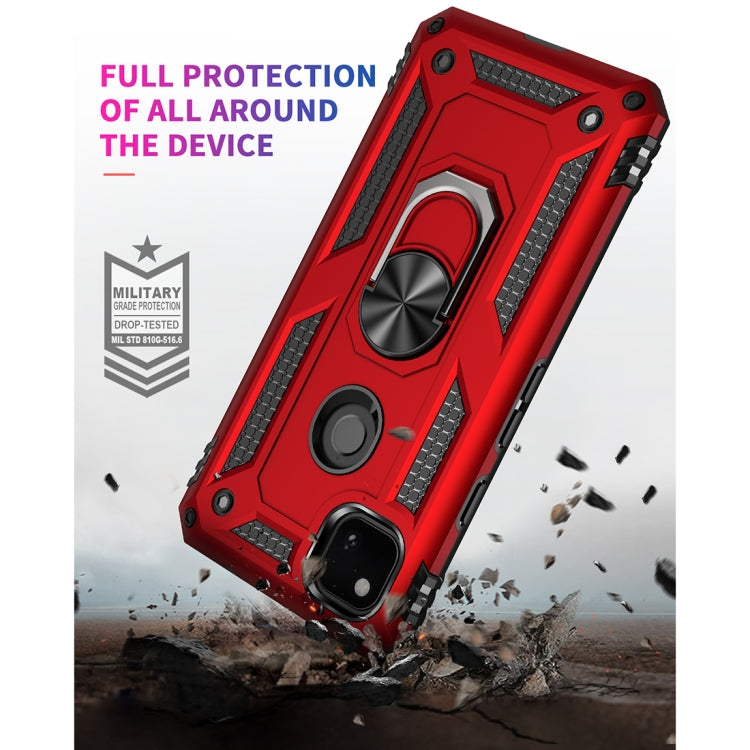 For Google Pixel 4a Shockproof TPU + PC Protective Case with 360 Degree Rotating Holder