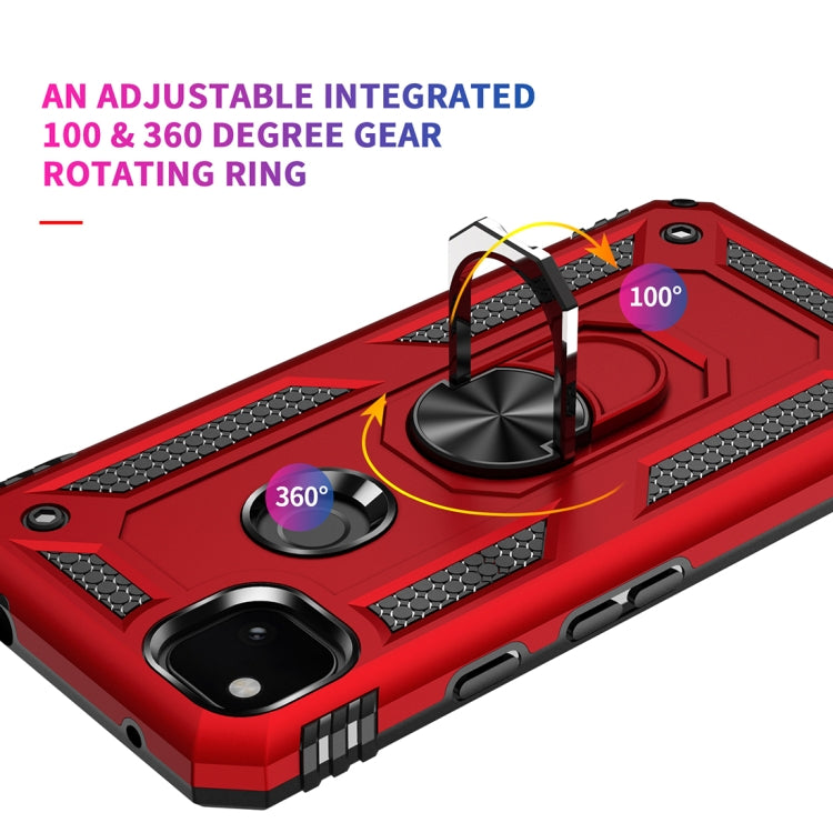 For Google Pixel 4a Shockproof TPU + PC Protective Case with 360 Degree Rotating Holder