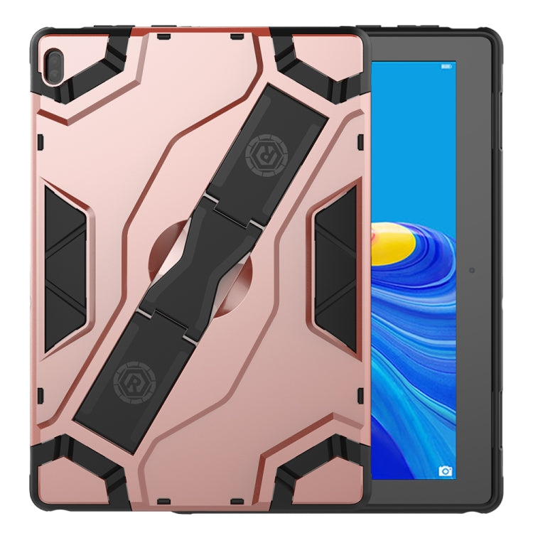 For Lenovo Tab E10 TB-X104F Escort Series TPU + PC Shockproof Protective Case with Holder