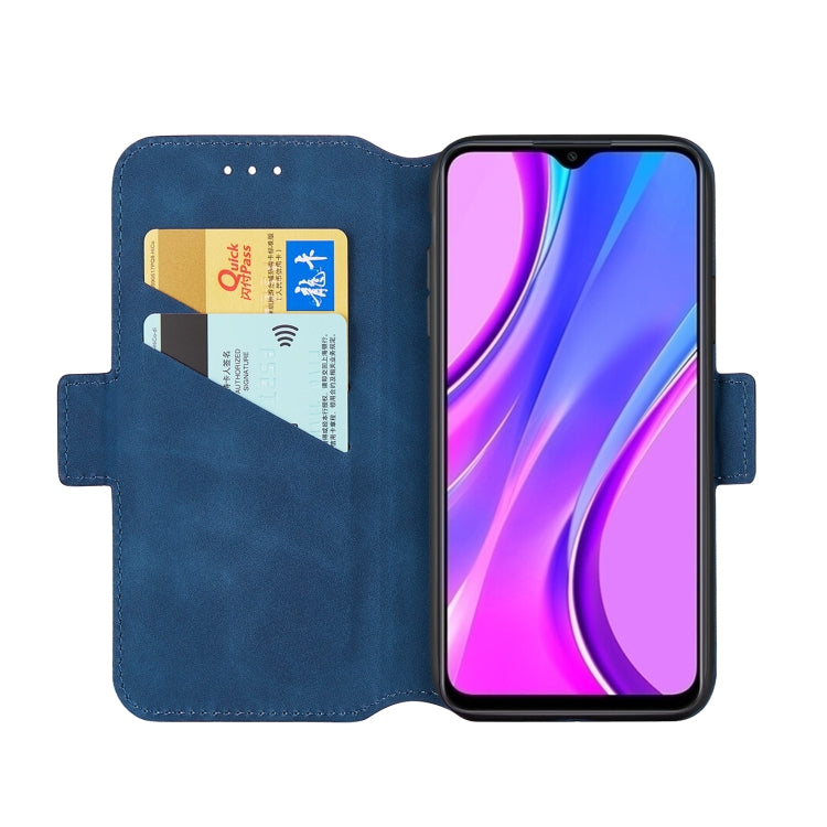For Xiaomi Redmi 9 Vintage Matte Oil-edge Horizontal Flip Leather Case with Holder & Card Slots