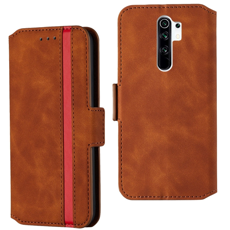 For Xiaomi Redmi 9 Vintage Matte Oil-edge Horizontal Flip Leather Case with Holder & Card Slots