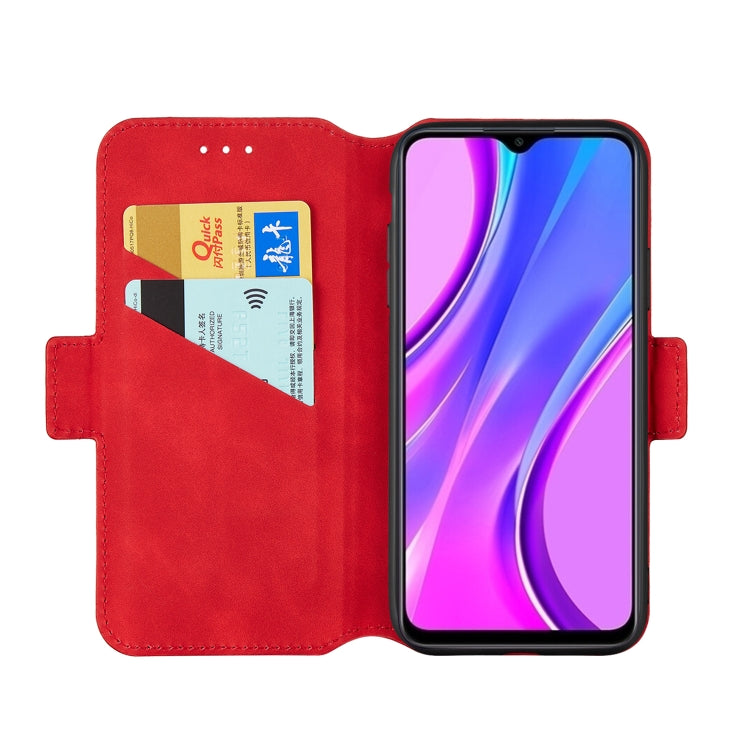 For Xiaomi Redmi 9 Vintage Matte Oil-edge Horizontal Flip Leather Case with Holder & Card Slots