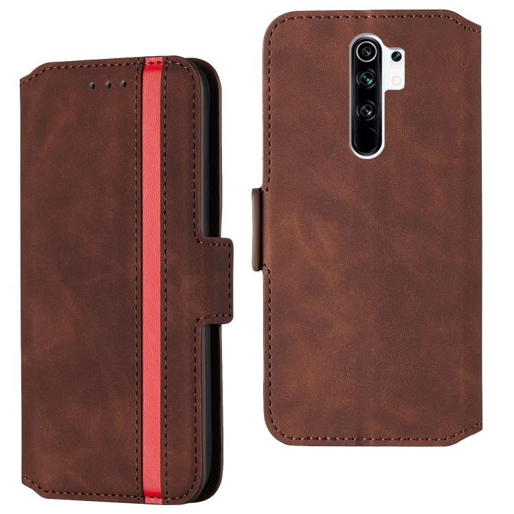 For Xiaomi Redmi 9 Vintage Matte Oil-edge Horizontal Flip Leather Case with Holder & Card Slots