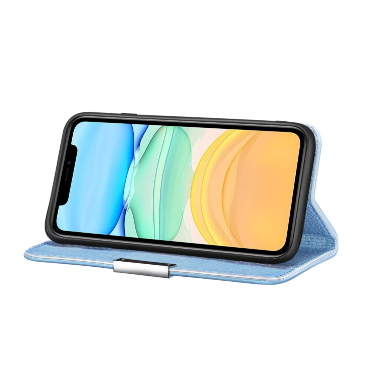 For iPhone 12 mini Litchi Texture Horizontal Flip Leather Case with Holder & Card Slots