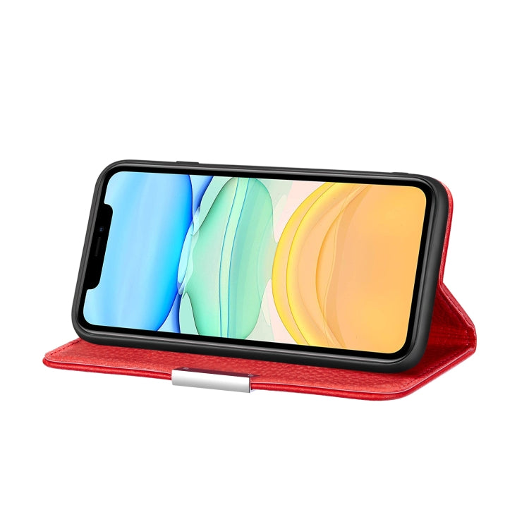 For iPhone 12 mini Litchi Texture Horizontal Flip Leather Case with Holder & Card Slots