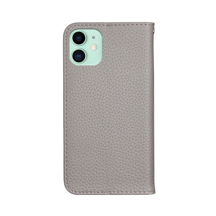 For iPhone 12 mini Litchi Texture Horizontal Flip Leather Case with Holder & Card Slots