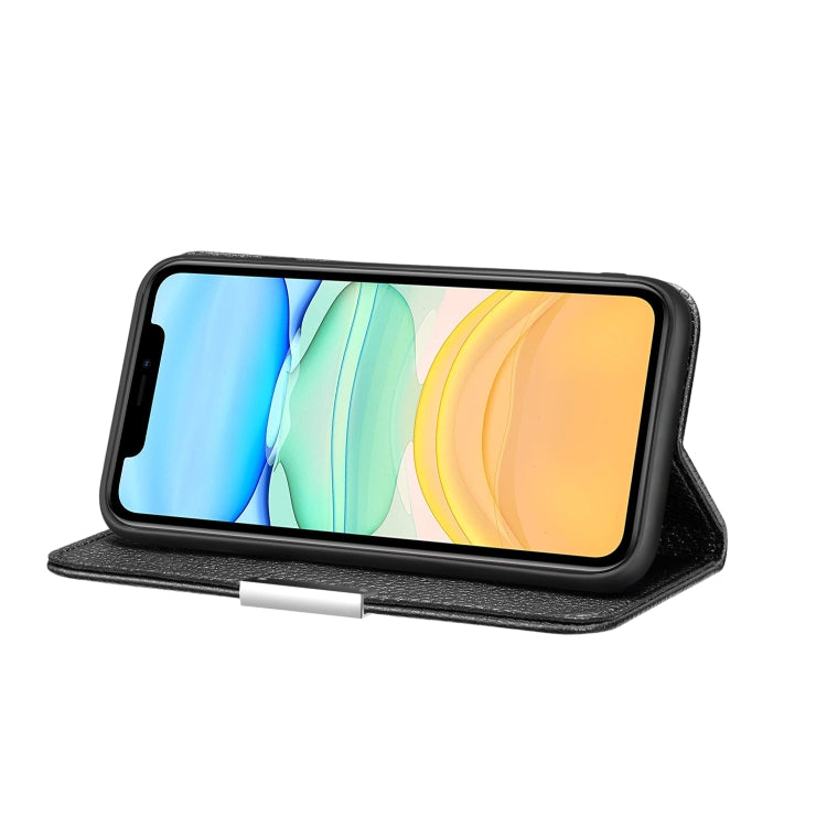 For iPhone 12 mini Litchi Texture Horizontal Flip Leather Case with Holder & Card Slots