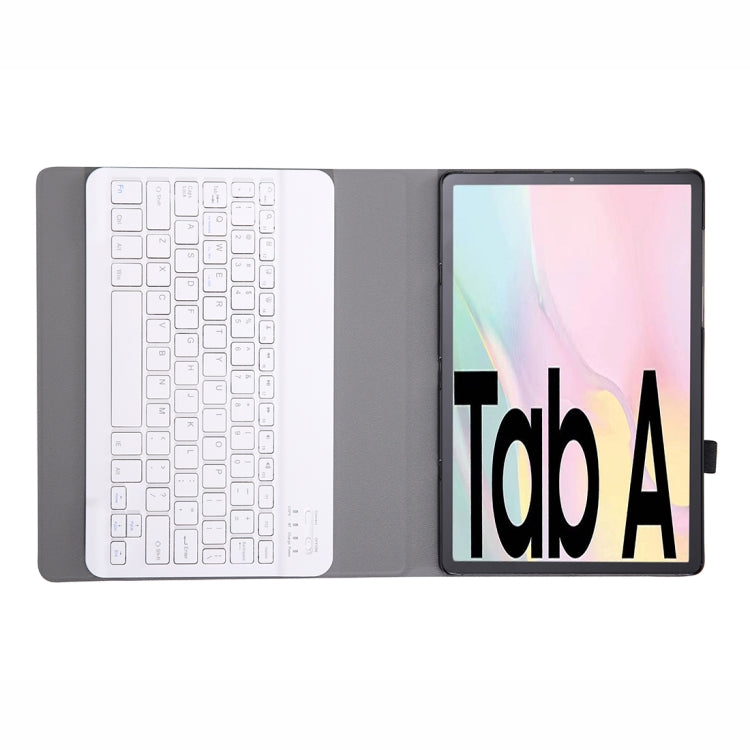 A500 For Samsung Galaxy Tab A7 T500/T505 10.4 inch 2020 Detachable Bluetooth Keyboard Ultrathin Horizontal Flip Leather Tablet Case with Holder & Elastic Band