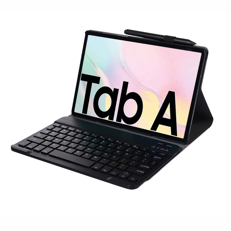 A500 For Samsung Galaxy Tab A7 T500/T505 10.4 inch 2020 Detachable Bluetooth Keyboard Ultrathin Horizontal Flip Leather Tablet Case with Holder & Elastic Band