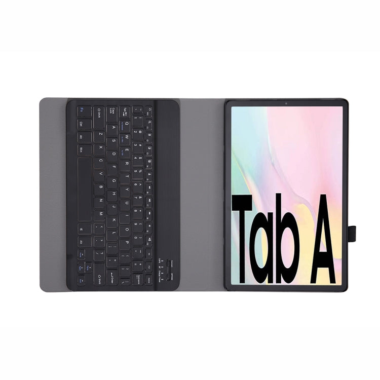 A500 For Samsung Galaxy Tab A7 T500/T505 10.4 inch 2020 Detachable Bluetooth Keyboard Ultrathin Horizontal Flip Leather Tablet Case with Holder & Elastic Band