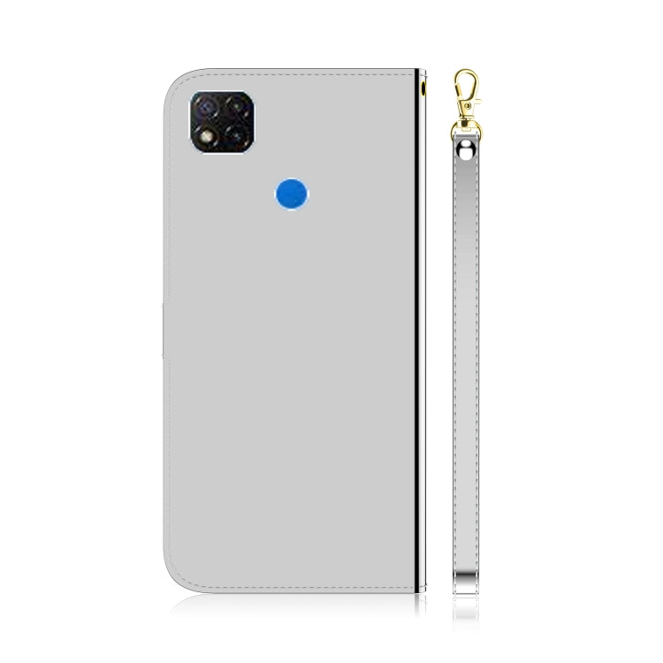 For Xiaomi Redmi 9C Imitated Mirror Surface Horizontal Flip Leather Case with Holder & Card Slots & Wallet & Lanyard