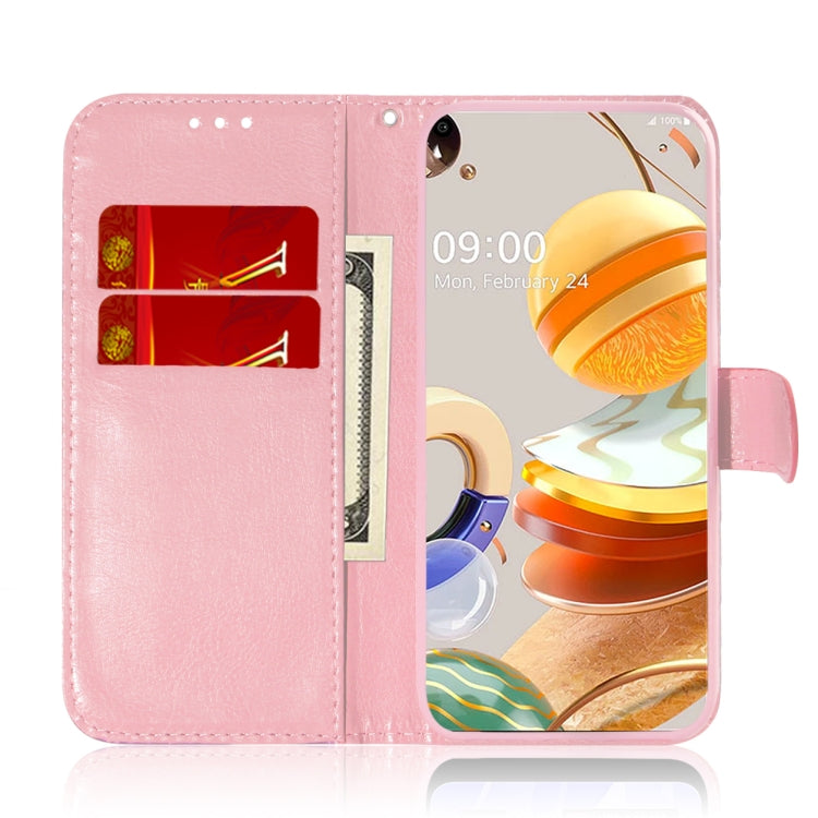 For LG K61 Solid Color Colorful Magnetic Buckle Horizontal Flip PU Leather Case with Holder & Card Slots & Wallet & Lanyard