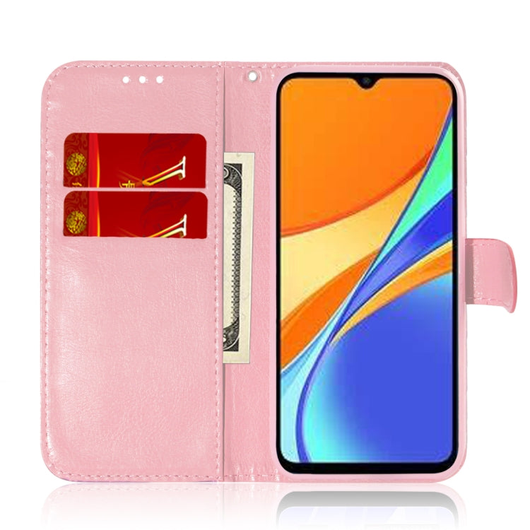 For Xiaomi Redmi 9C Solid Color Colorful Magnetic Buckle Horizontal Flip PU Leather Case with Holder & Card Slots & Wallet & Lanyard