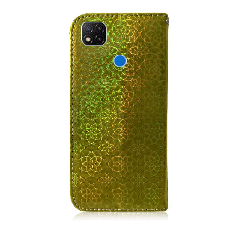 For Xiaomi Redmi 9C Solid Color Colorful Magnetic Buckle Horizontal Flip PU Leather Case with Holder & Card Slots & Wallet & Lanyard