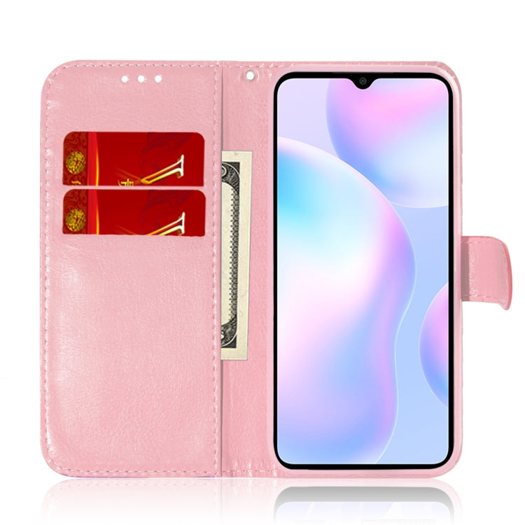 For Xiaomi Redmi 9A Solid Color Colorful Magnetic Buckle Horizontal Flip PU Leather Case with Holder & Card Slots & Wallet & Lanyard