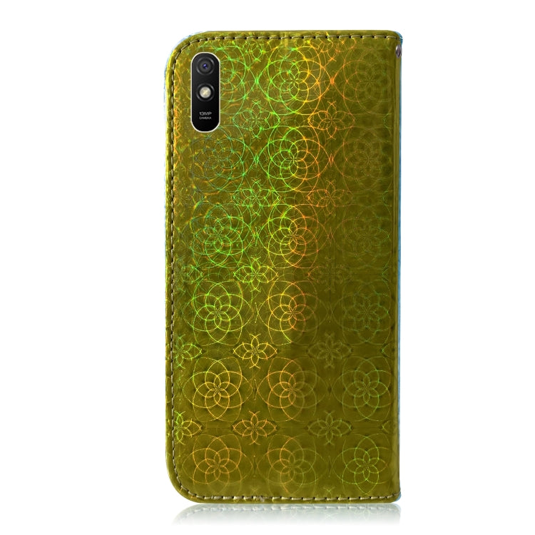 For Xiaomi Redmi 9A Solid Color Colorful Magnetic Buckle Horizontal Flip PU Leather Case with Holder & Card Slots & Wallet & Lanyard