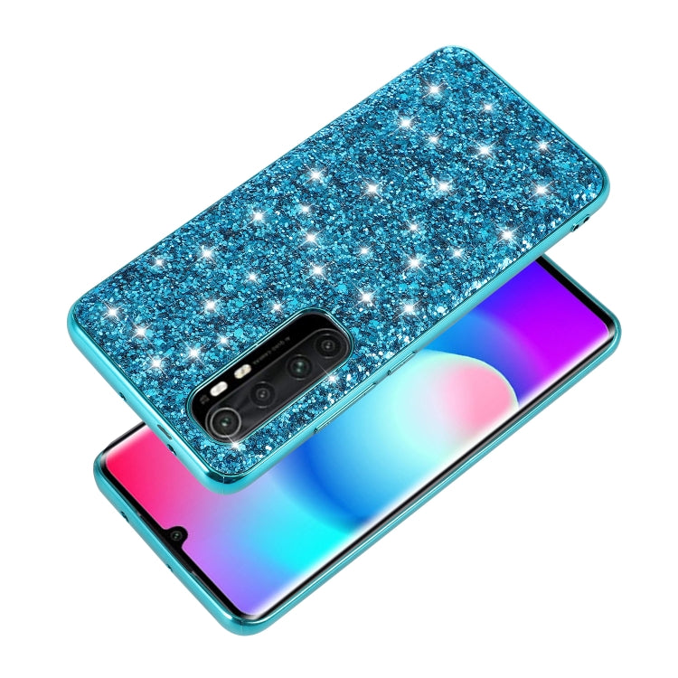 For Xiaomi Mi Note 10 Lite Glitter Powder Shockproof TPU Protective Case