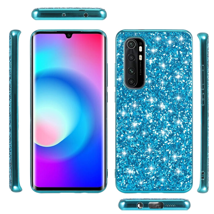 For Xiaomi Mi Note 10 Lite Glitter Powder Shockproof TPU Protective Case
