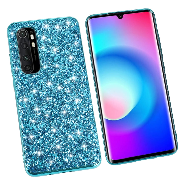 For Xiaomi Mi Note 10 Lite Glitter Powder Shockproof TPU Protective Case