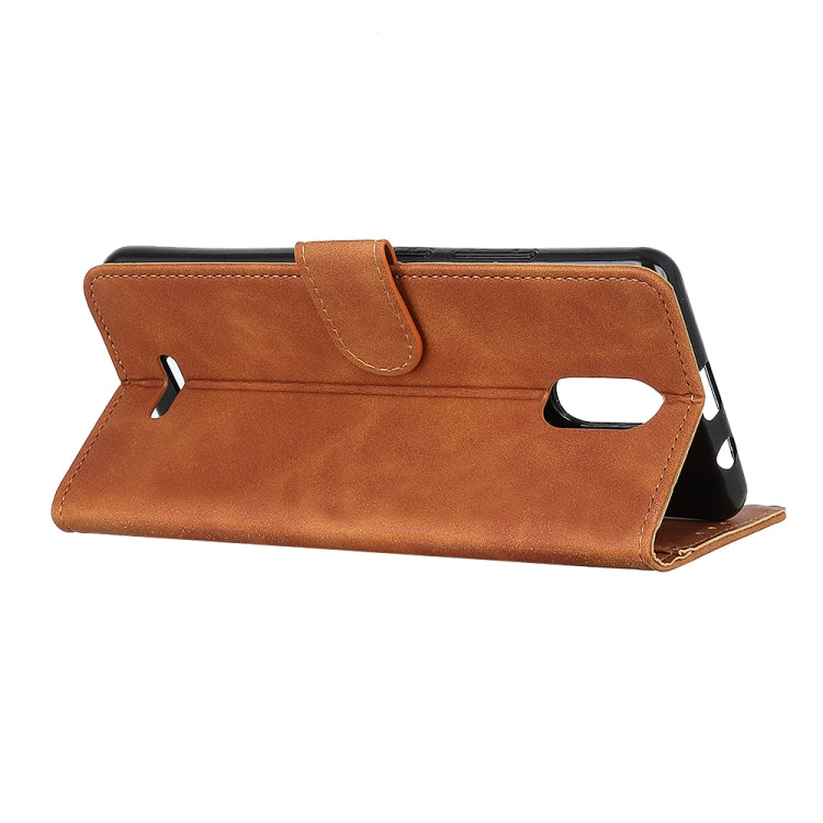 For Wiko Sunny 5 KHAZNEH Retro Texture PU + TPU Horizontal Flip Leather Case with Holder & Card Slots & Wallet