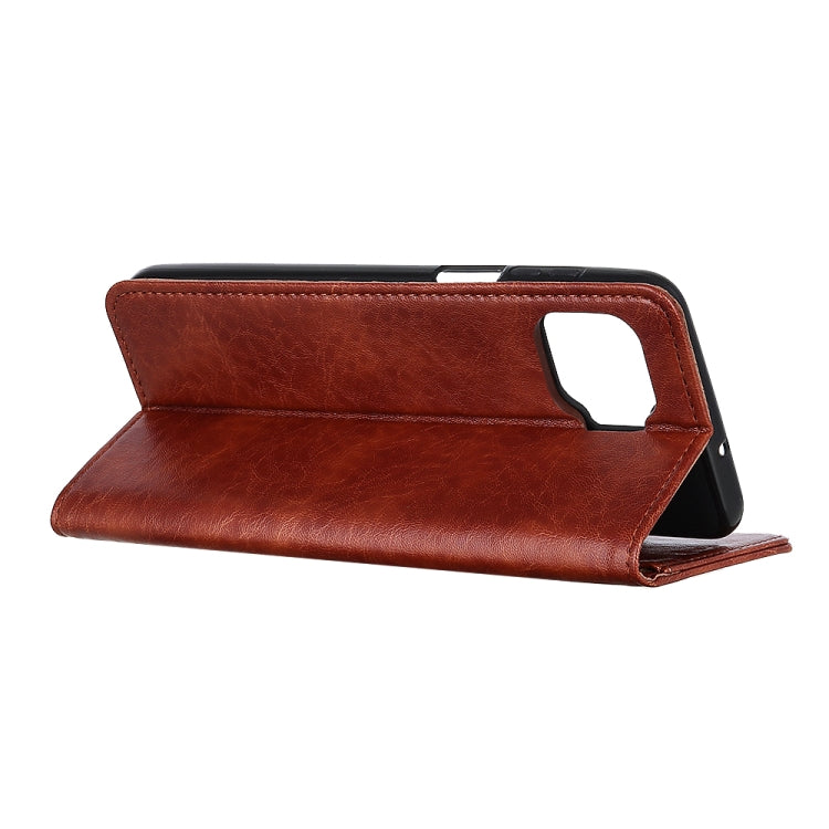 For Motorola Moto G 5G Plus Magnetic Crazy Horse Texture Horizontal Flip Leather Case with Holder & Card Slots & Wallet