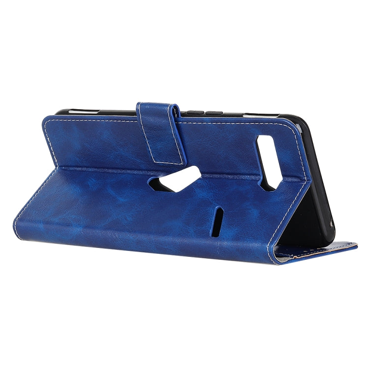 For ASUS ROG Phone 3 ZS661KS Retro Crazy Horse Texture Horizontal Flip Leather Case with Holder & Card Slots & Photo Frame & Wallet