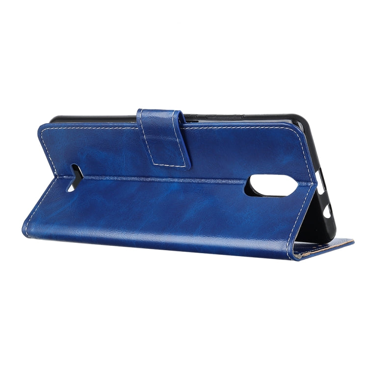 For Wiko Sunny 5 Retro Crazy Horse Texture Horizontal Flip Leather Case with Holder & Card Slots & Photo Frame & Wallet