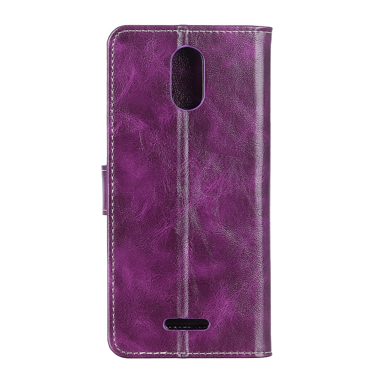 For Wiko Sunny 5 Retro Crazy Horse Texture Horizontal Flip Leather Case with Holder & Card Slots & Photo Frame & Wallet