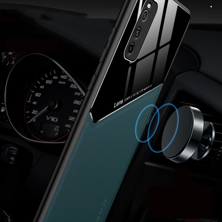 For Vivo iQOO Neo3 All-inclusive Leather + Organic Glass Phone Case with Metal Iron Sheet