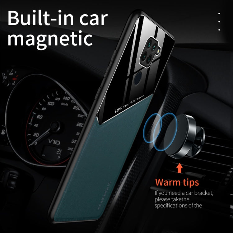 For Xiaomi Redmi 10X 4G All-inclusive Leather + Organic Glass Phone Case with Metal Iron Sheet