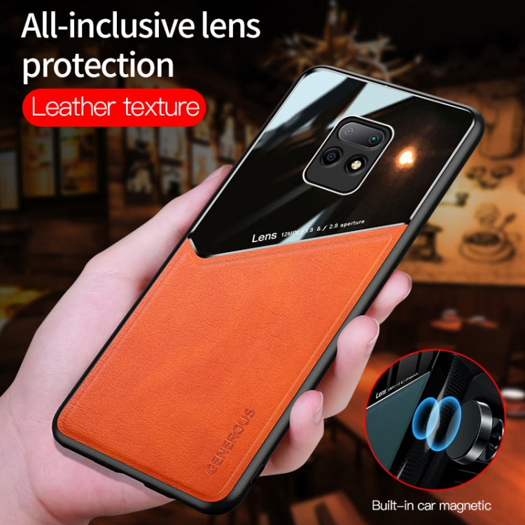 For Xiaomi Redmi 10X 5G All-inclusive Leather + Organic Glass Phone Case with Metal Iron Sheet